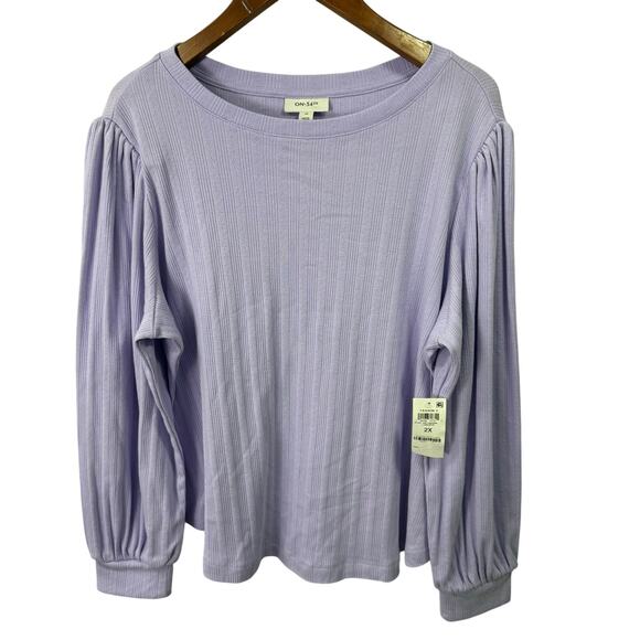 On 34th Macys Women’s Plus Blouse Top sz 1X NEW # H774 - Picture 3 of 7